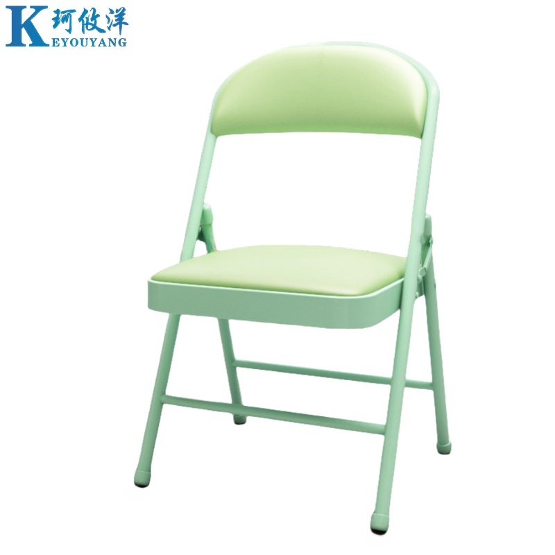 珂攸洋折叠椅全青色450*460*790mm把高清大图