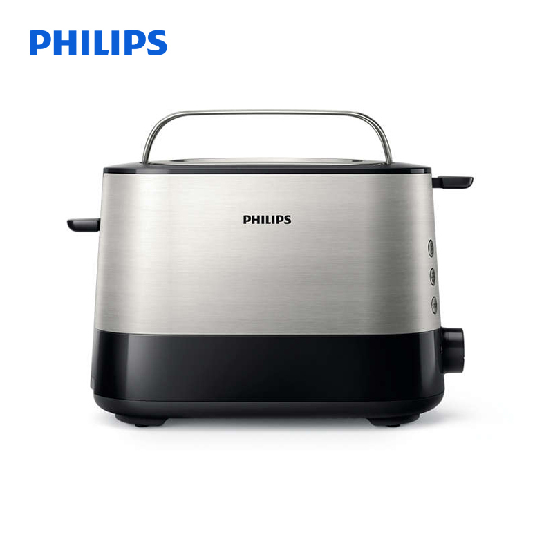 飞利浦(PHILIPS)烤面包机 HD2638/21 家用分离式双烘面包机 7档全自动