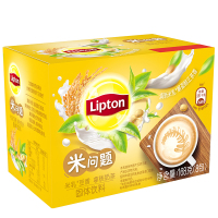 立顿 Lipton 米乳豆香拿铁奶茶 速溶固体饮料 8包168g