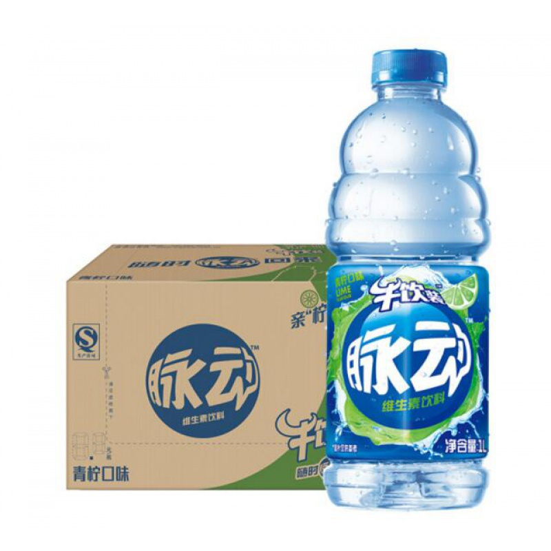 达能脉动大瓶青柠水蜜桃口味 维生素功能饮料牛饮装 多口味多规格可选 单位:瓶