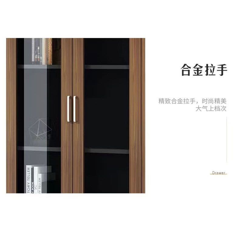 中伟(ZHONGWEI)木质文件柜办公室资料柜储物柜落地档案柜双门图片