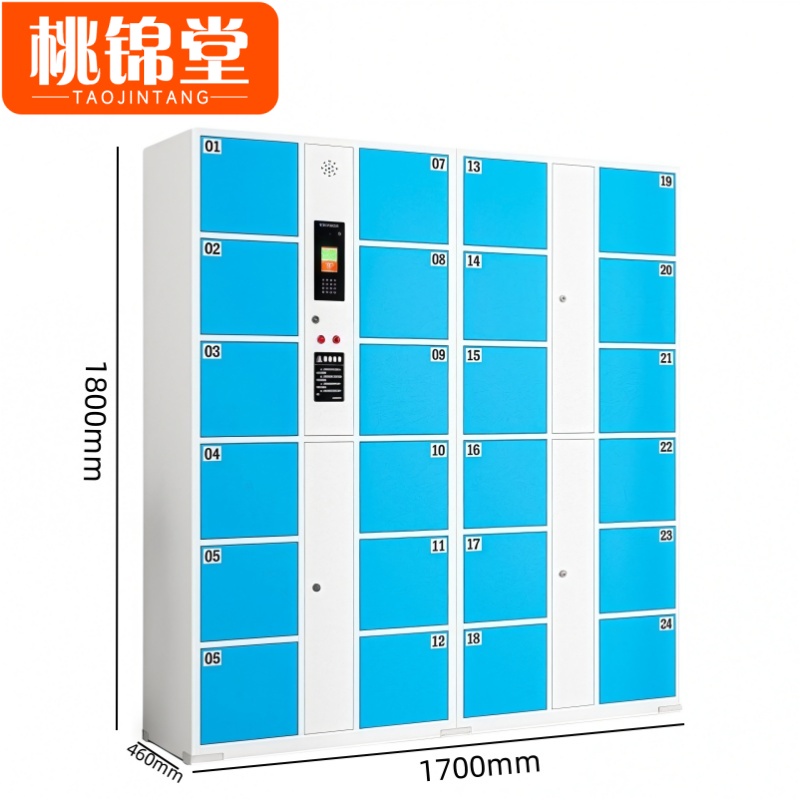 桃锦堂存包柜 电子存包柜24门台