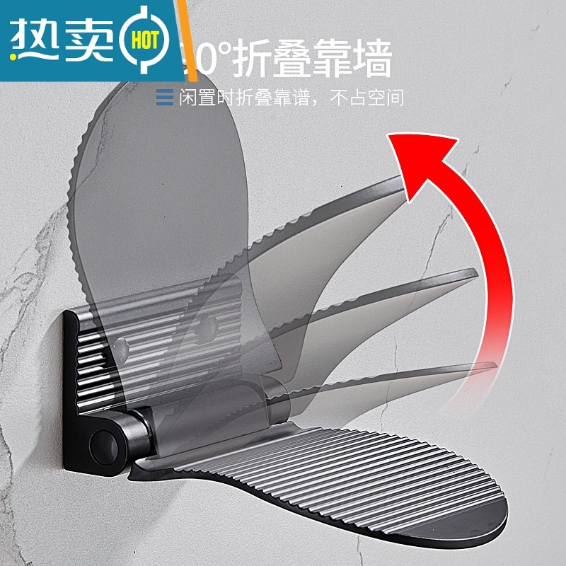 XIANCAI浴室洗澡脚踏板卫生间孕妇老人家用洗脚脚蹬器防滑器靠墙脚垫高清大图