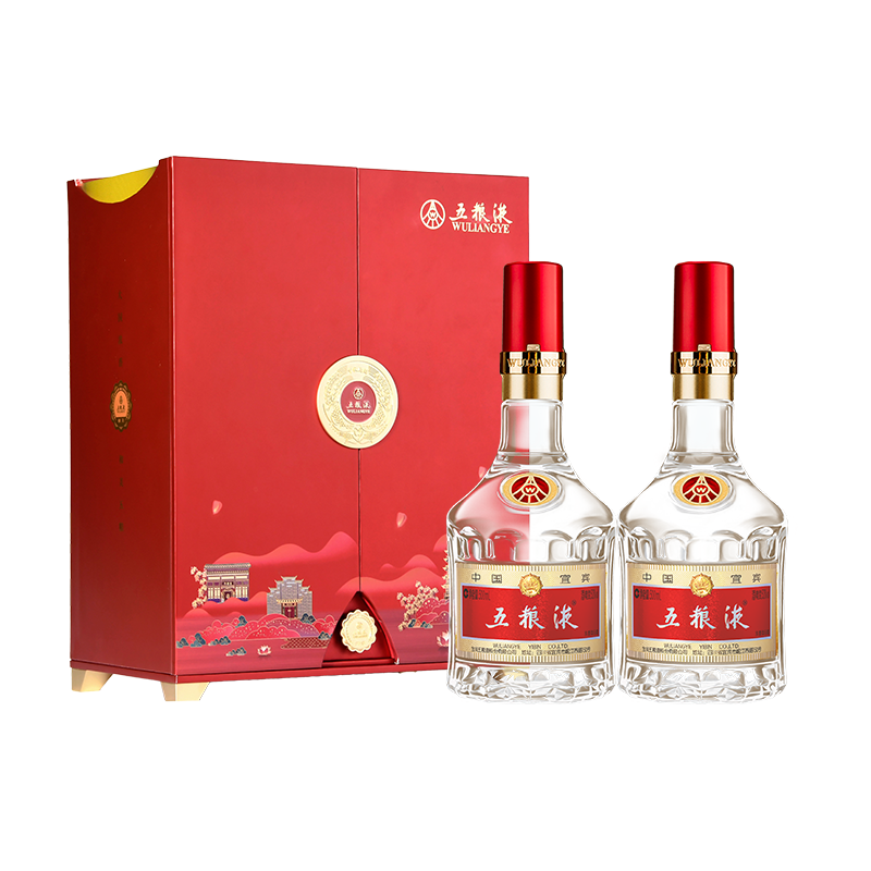 [中秋限定]第八代五粮液·中秋和美礼盒(2023版)500ml*2瓶