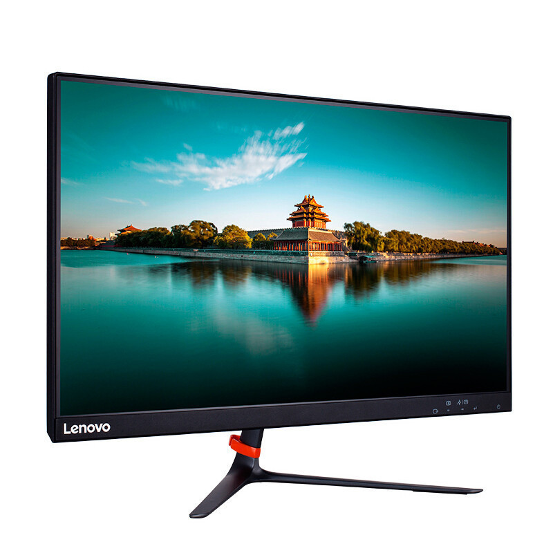 联想(Lenovo)LI2364A 23英寸显示器 全高清 窄边框 广视角 商用办公家用高清大屏电脑显示器 配VGA数据线 黑色