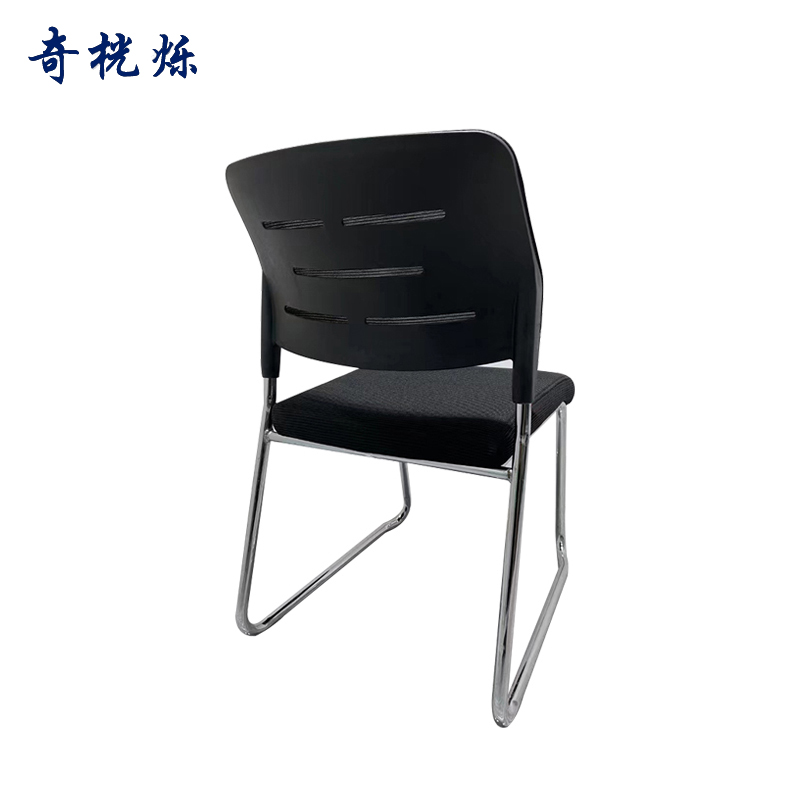 奇桄烁靠背椅黑色把高清大图