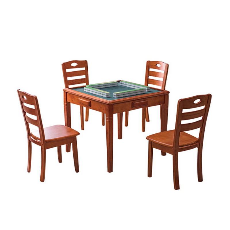 五环一诺实木麻将桌餐桌两用桌椅组合whyn229棋牌桌象棋桌休闲桌实木
