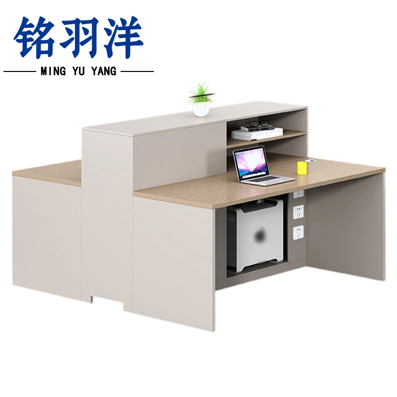 铭羽洋员工桌120*150*110cm张高清大图