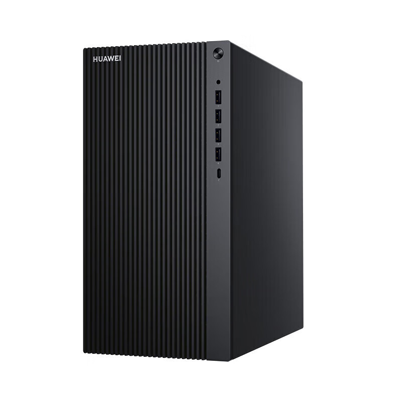 华为台式机电脑 擎云 B730-K3821M i3/8GB/256GB/1TB 商用办公 主机+23.8英寸显示器