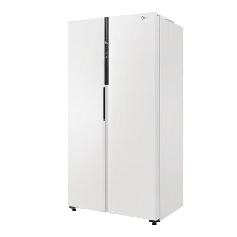 美的(midea)9分钟急速净味543升对开门双开门白色家用电冰箱一级能效