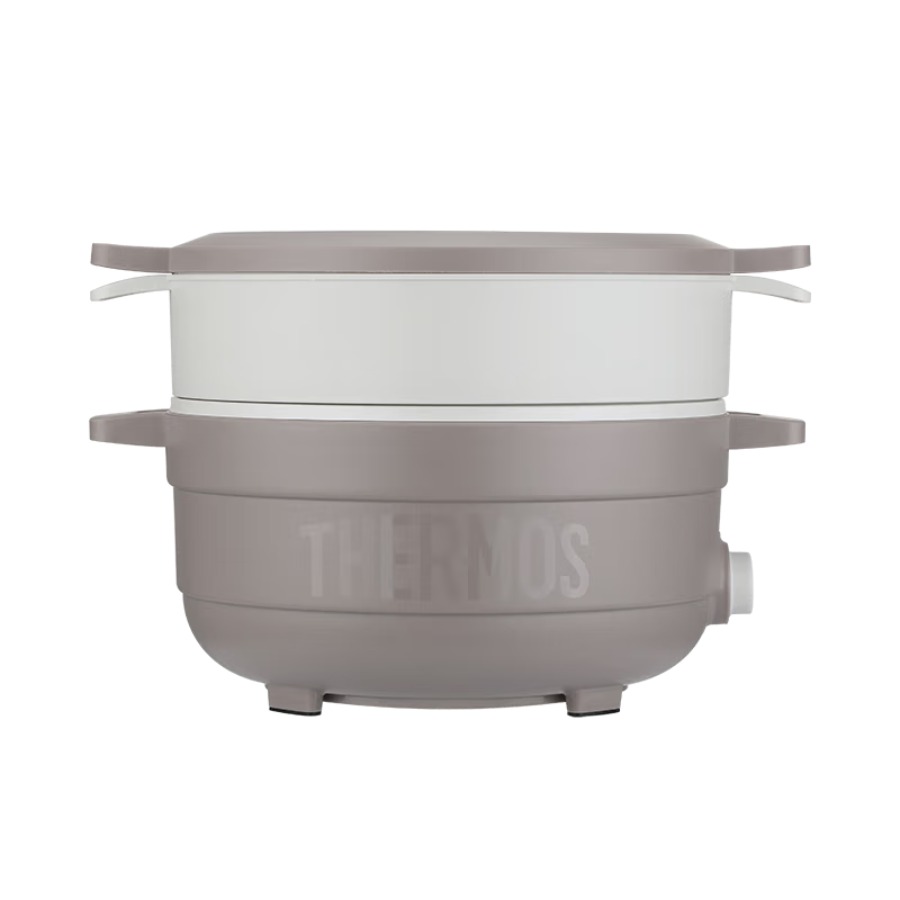 膳魔师(THERMOS)电煮锅煎炒蒸煮涮多功能便携旅行电热小火锅宿舍学生锅EHA-4322A-M EHA-4332A