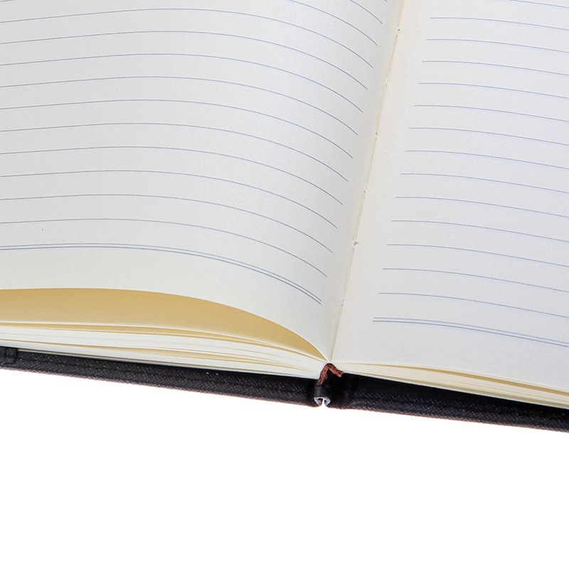 齐心 C5828 皮面笔记本 18K 146张 黑 单本装高清大图