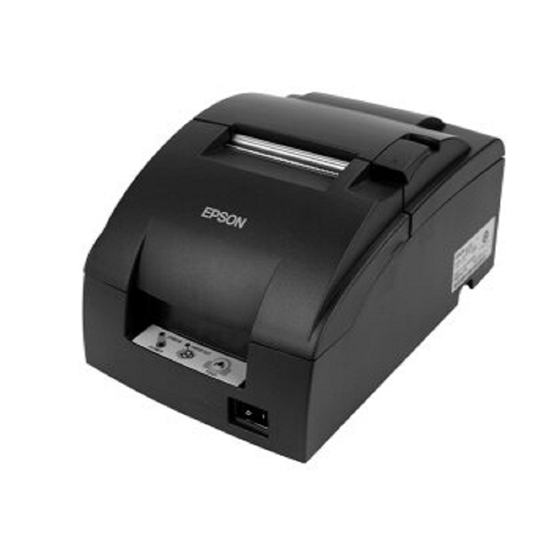 爱普生(EPSON)TM-U220PB 针式打印机76MM小票打印机 卷式发票打印机 带切刀 黑色(网口)官方标配
