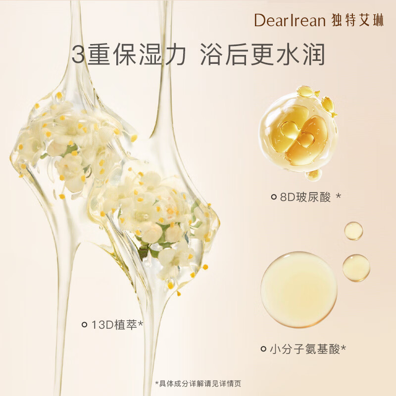 独特艾琳(Dear lrean)游子吟香氛沐浴露350ml