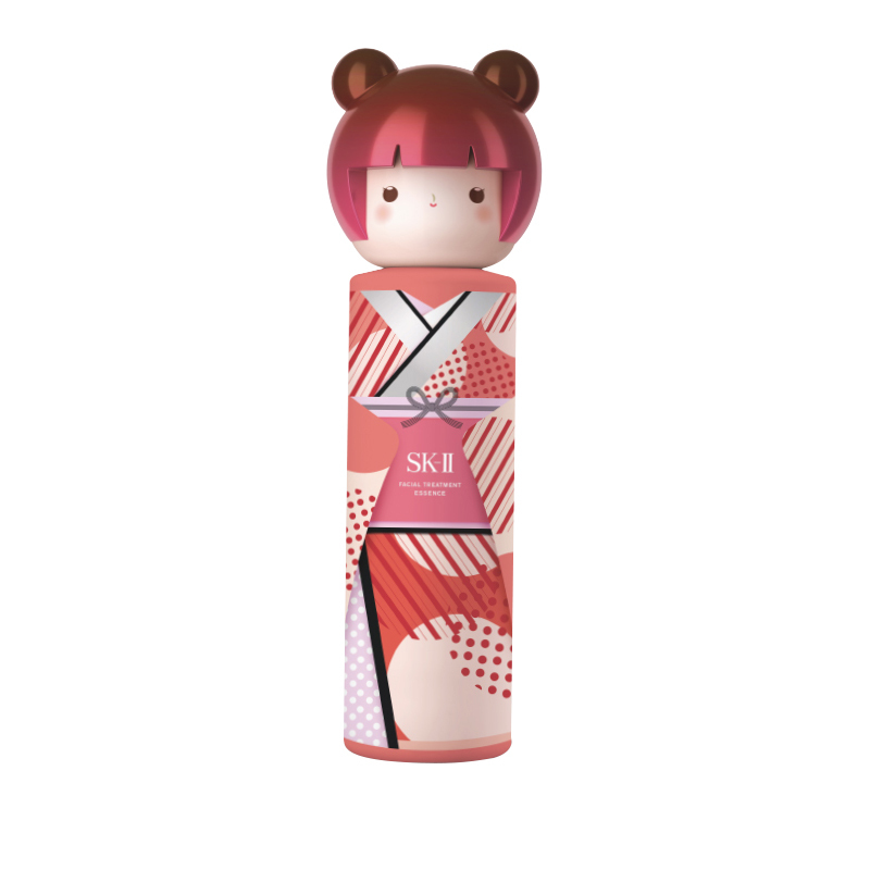 [国内专柜版]SK-II 护肤精华露 230ml 春日娃娃限定版(红) 万千挚爱神仙水 舒缓修护平衡水油细腻毛孔