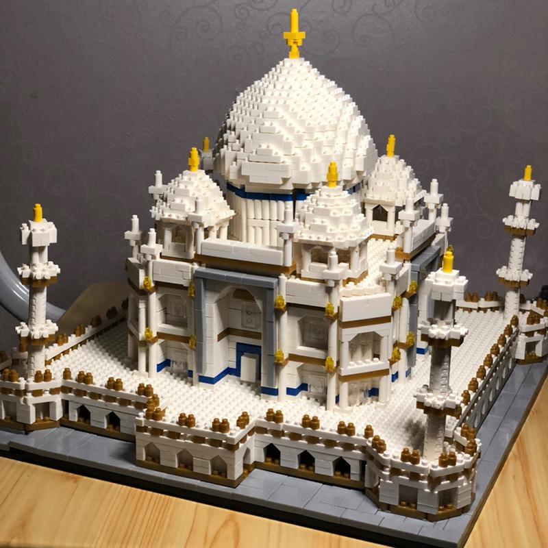钻石积木小颗粒泰姬陵模型兼容乐高成人高难度建筑城堡拼装玩具泰姬陵