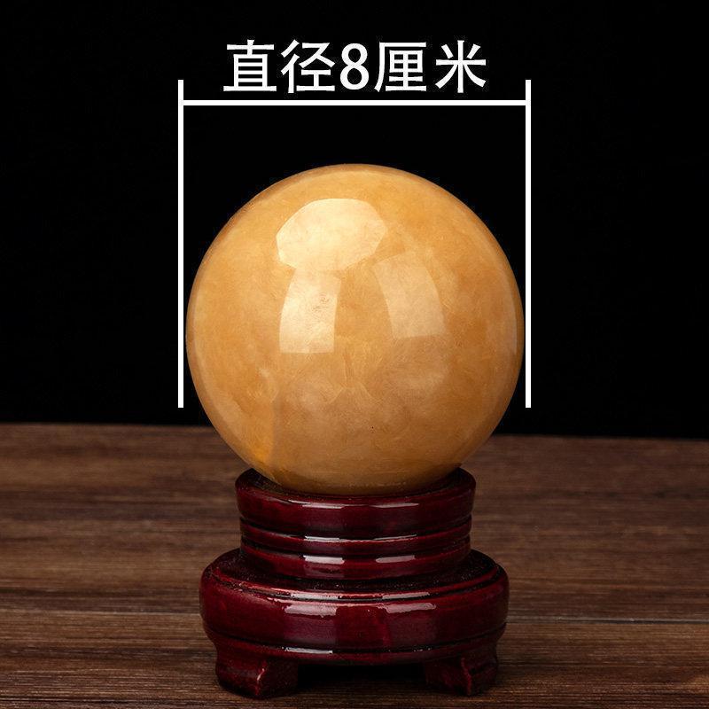 家柏饰(CORATED)米玉球摆件球玉石圆球客厅办公室摆设高清大图