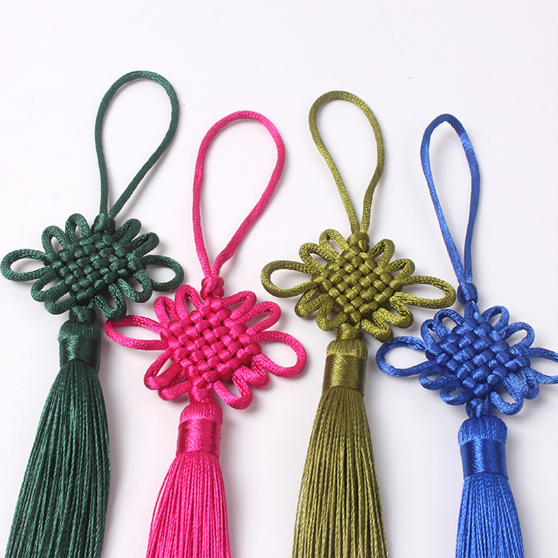 欧时佳中国结 6盘方胜结带穗 5*22厘米 颜色备注高清大图