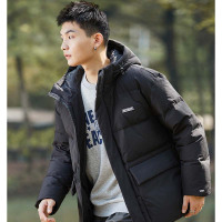 冬季羽绒服男2023新款男小细节连帽男款羽绒服男装冬季羽绒服_41537 黑色 M