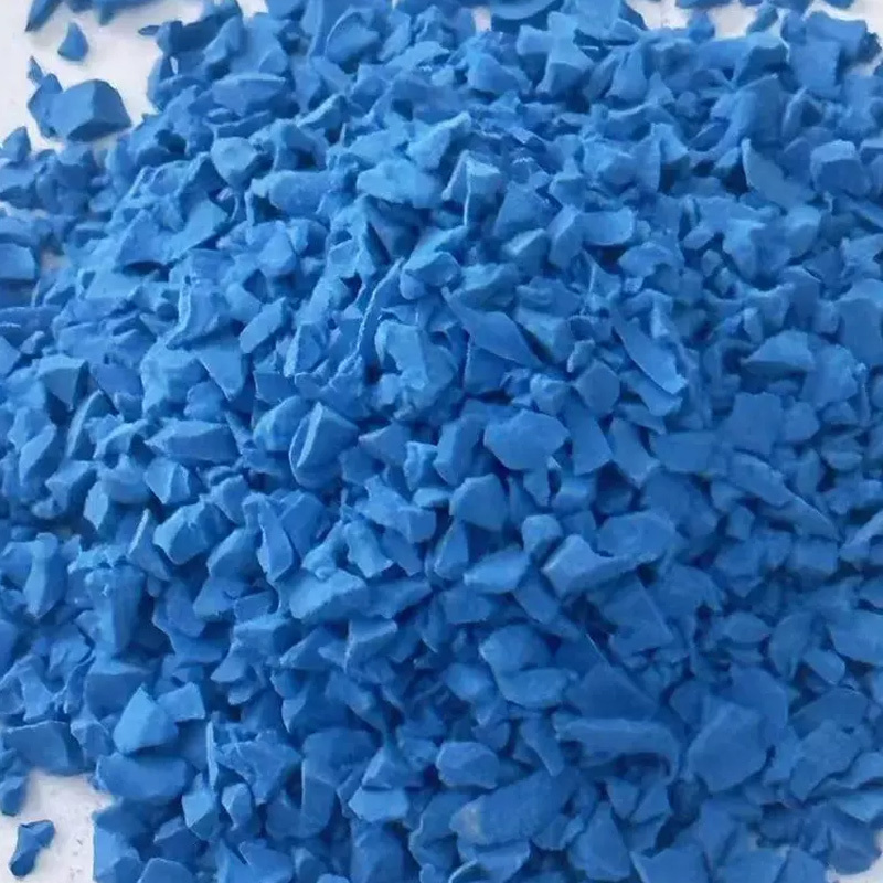 盾狸 EPDM橡胶颗粒幼儿园彩色塑胶跑道弹性游乐场材料 果绿-25KG/包