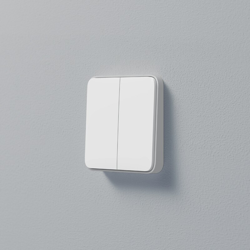 小米米家智能开关控制面板遥控开关家用墙壁开关双开单控