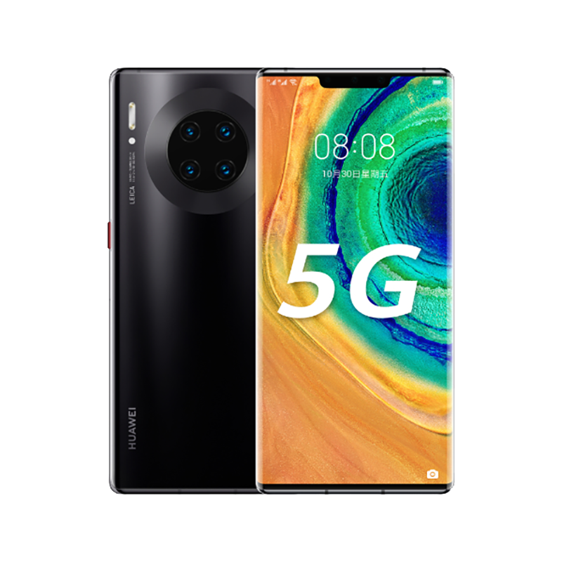 [二手95成新]华为Mate30E Pro 亮黑色8G+128G 全网通安卓手机 曲面屏麒麟990E拍照娱乐备用5G手机