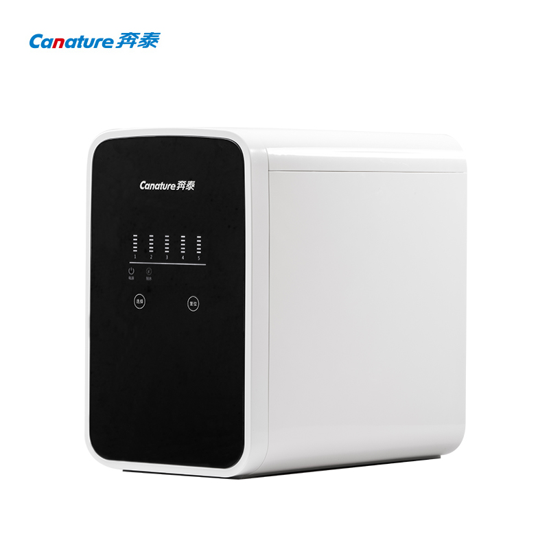 开能(Canature)奔泰净水器 家用直饮母婴款RO反渗透纯水机过滤器400G无桶大流量RO307 黑色高清大图