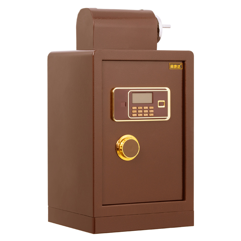 甬康达保险柜 BGX-D1-630-YT 收银保管柜上摇投币式滚筒电子密码保管箱酒店商超财务柜 高84cm