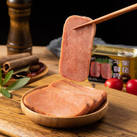 刻凡黑猪午餐肉罐装即食家庭储备火腿独立包装早餐三明治200g