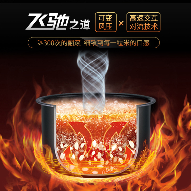 苏泊尔(SUPOR)电饭煲电饭锅5L大容量 2-8人小快系列22分钟柴火饭 多功能家用智能电饭煲SF50FC691