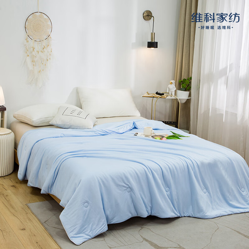维科家纺玉兰满庭蚕丝被150*200