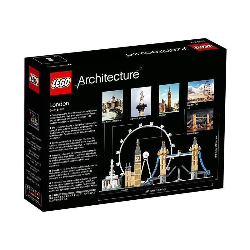 lego乐高建筑系列21034伦敦积木拼装玩具粉丝收藏