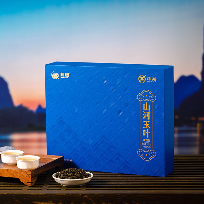 中茶CTA6661/山河玉叶铁观音270g/盒高清大图