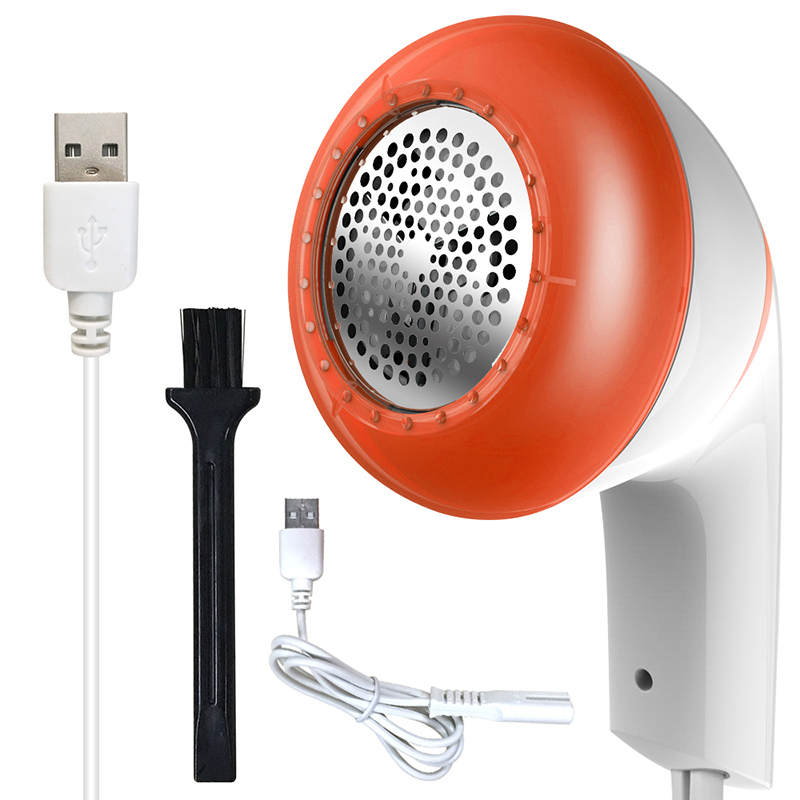 利仁(Liven)JMQ-Q3 橘黄毛球修剪器充电式剃绒器去毛球机除毛器打毛机衣服剃毛器剪毛机