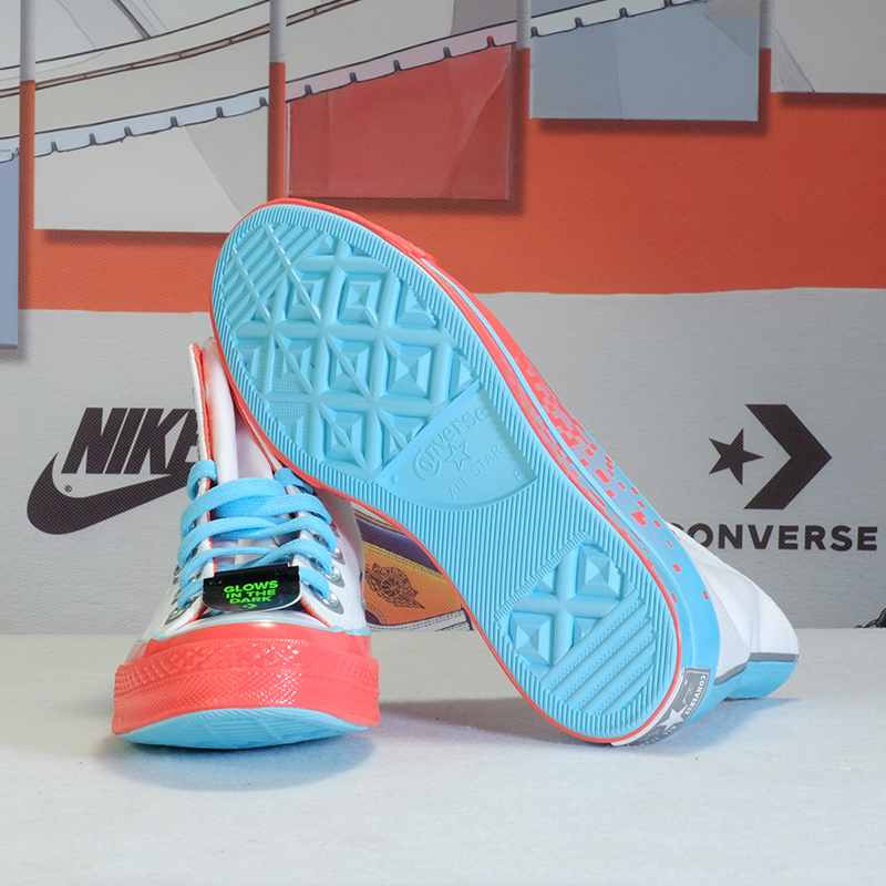 converse/匡威 1970s红蓝渐变高帮帆布休闲鞋 171934c