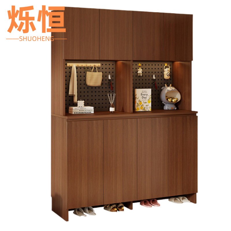 烁恒鞋柜收纳柜3门个高清大图