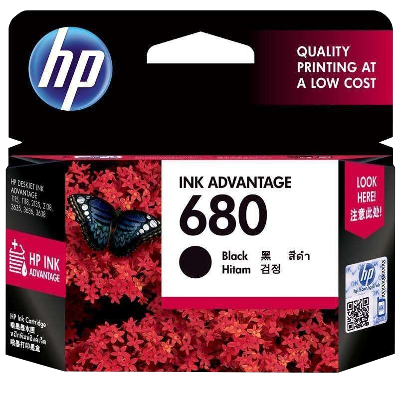 惠普 hp F6V27AA 680 黑色墨盒 （适用Deskjet 2138 3638）5店高清大图