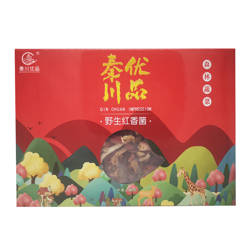 秦川印象红菇180g/盒高清大图