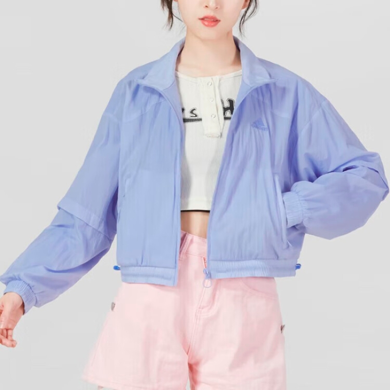 阿迪达斯 (adidas)女装2023新款CRO WB运动服夹克时尚潮流休闲外套 IC8672 XS