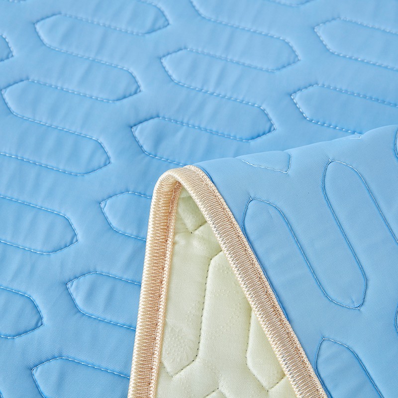 洁丽雅乳胶凉席三件套-天蓝-JLYLX005高清大图