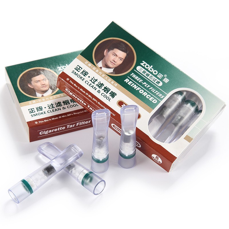 ZOBO 三重磁石过滤一次性抛弃型烟嘴ZB-032 整盒(8支装*12)高清大图