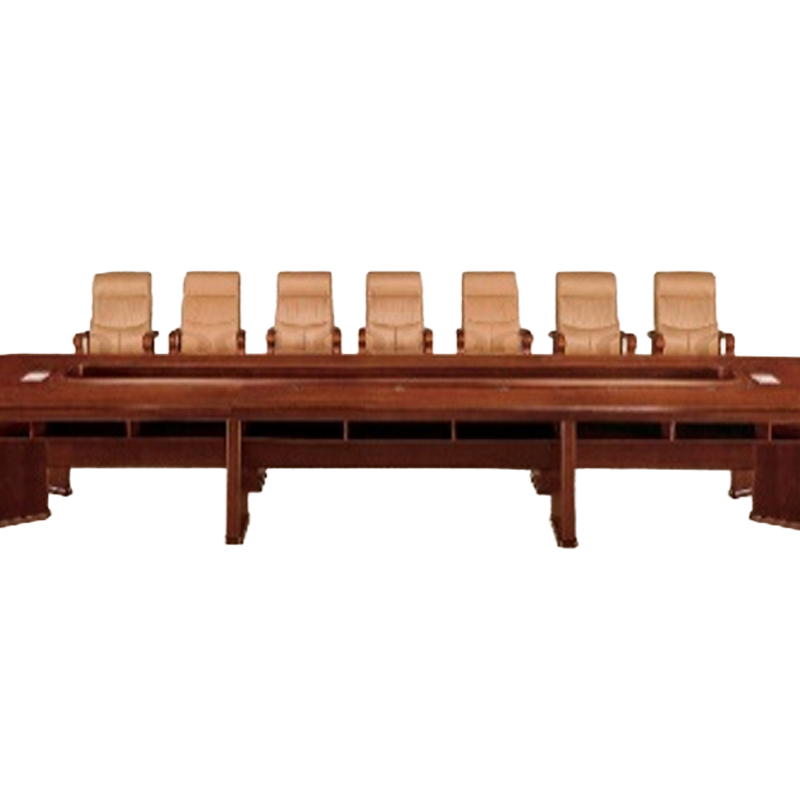 大央会议桌H-9648 4800W*1800D*760H办公家具会议桌长方形大型长桌简约现代会议室高清大图