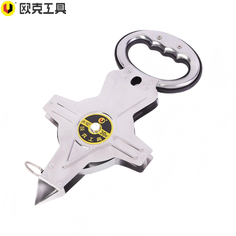 欧克 铁架长钢架尺手提式钢卷尺 30mOK-1027 把高清大图