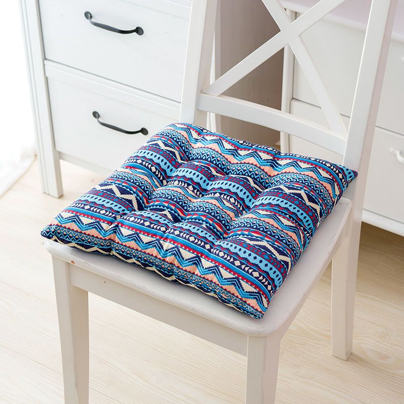 加厚坐垫夏天椅子椅垫办公室四季教师学生男女凳子地上垫子透气软