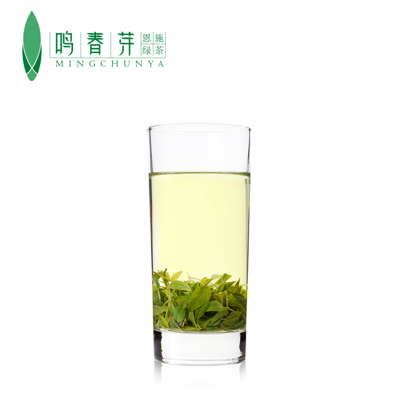 鸣春芽恩施硒茶绿茶100克袋装