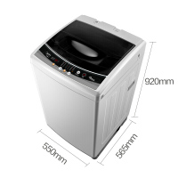 美的洗衣机8公斤家用全自动波轮洗脱一体洗衣机智利灰MB80V331