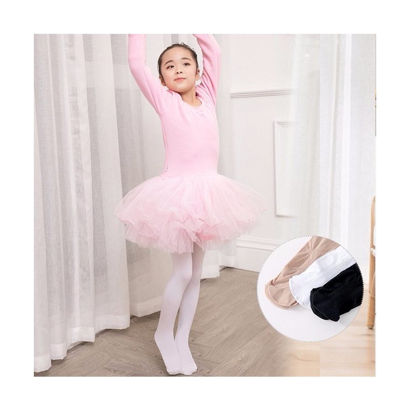 儿童白色舞蹈袜春秋夏薄款女童打底裤女孩连裤袜子丝袜报价_参数_图片