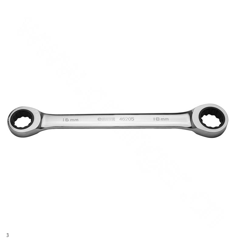 世达 SATA 46207 全抛光双梅花快扳 22×24mm 1把