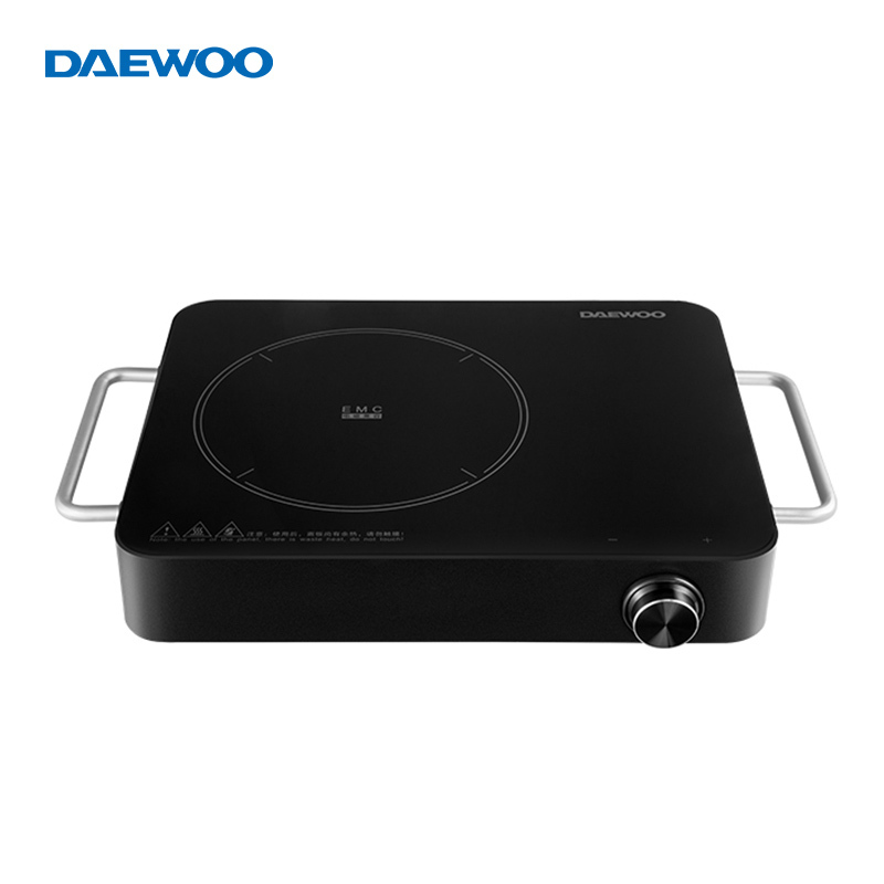 大宇（DAEWOO）电陶炉电磁炉家用远红外光波加热不挑锅 静音T1-5 黑色