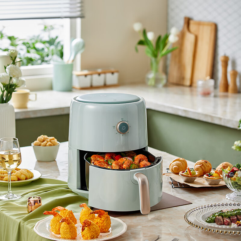 小熊(Bear)4L大容量无烟空气炸锅QZG-E14H6高清大图